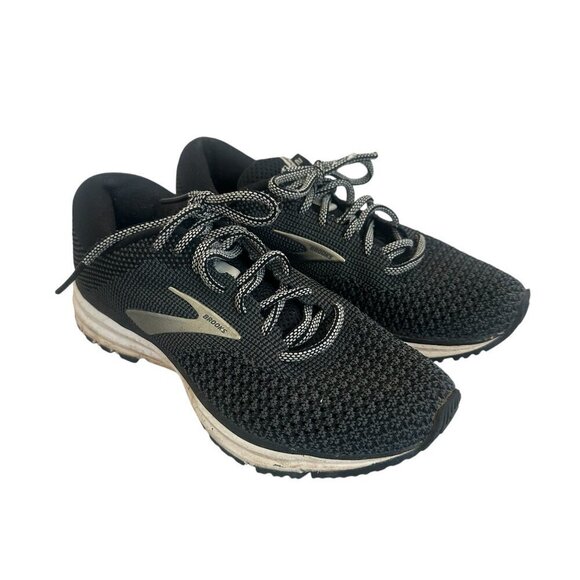 Brooks Shoes - Brooks Revel 2 Black Running Shoes Athletic Activewear Outdoor Size 6.5 Women's